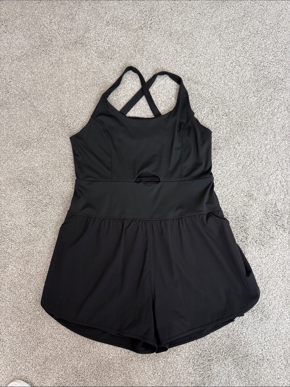 Keyhole Athletic Romper